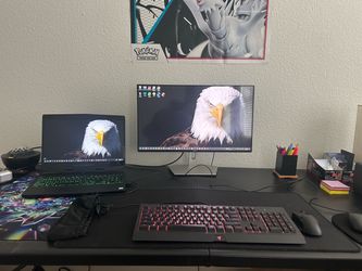 Alienware Gaming Setup w/ External Monitor