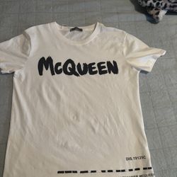 White And Black Alexander McQueen T Shirt 