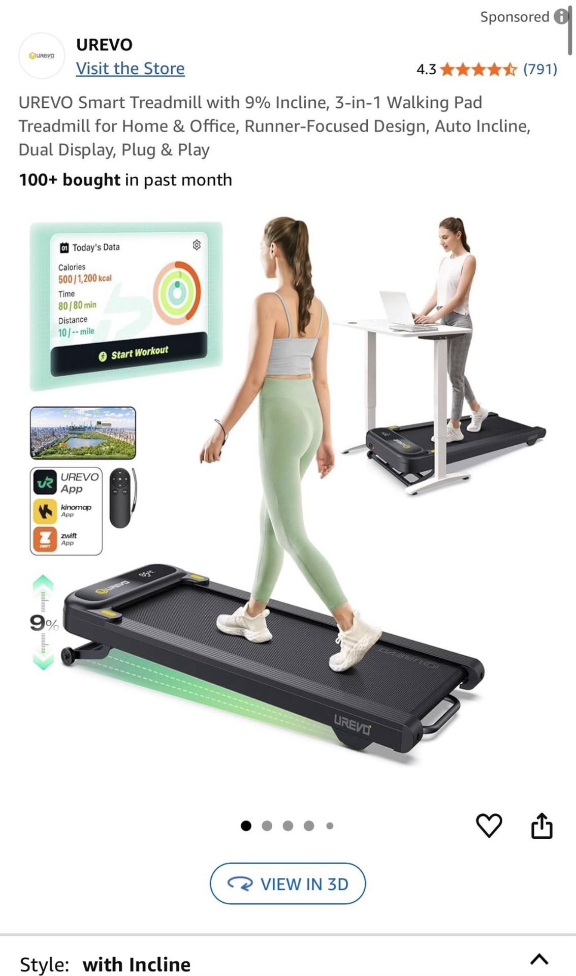 Walking Pad With Incline
