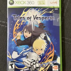 Tales of Vesperia Xbox 360 Complete CIB - Damaged Case - Disc/instructions Great