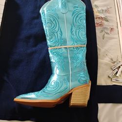 Blue Cowboy Boots