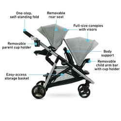 Graco Ready2Grow  LX 2.0 Double Stroller