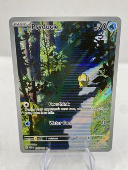 Pokemon Psyduck 175/165 Illustration Rare IR Scarlet & Violet 151 USA English