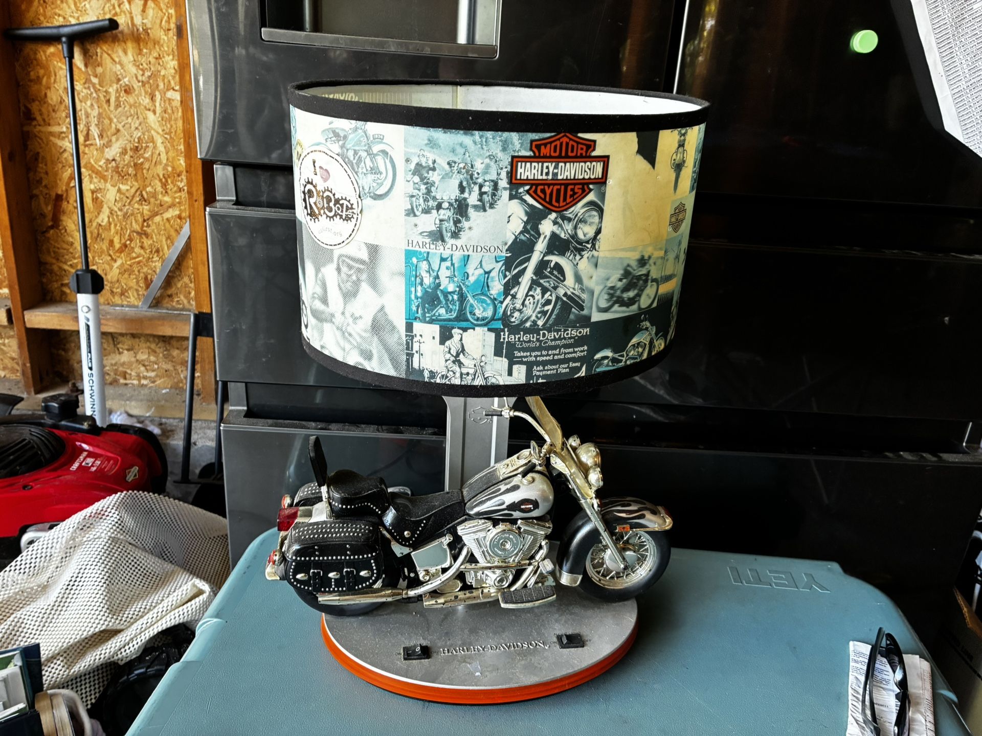 Vintage Hardly Davidson Lamp