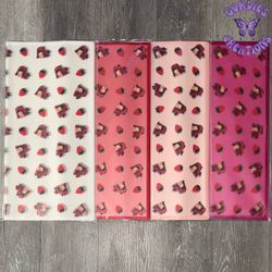Strawberry Shortcake Floral Bouquet Wrapping Paper