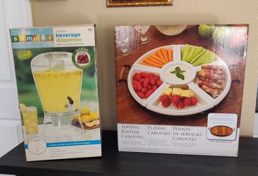 Serving Ware $30 Takes Both (Platter Is New)