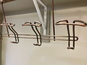 Over-the-Door Hook Rack with 4 Hooks 24.8” W x 18.5” H