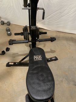 Marcy Pro weight bench with everything included