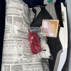 Jordan 3 Retro - ‘Levi’s Black’ Size 10.5 Brand New