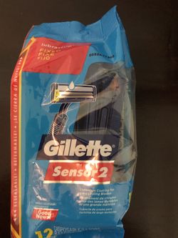 Gillette sensor2 disposable 12 razors $4