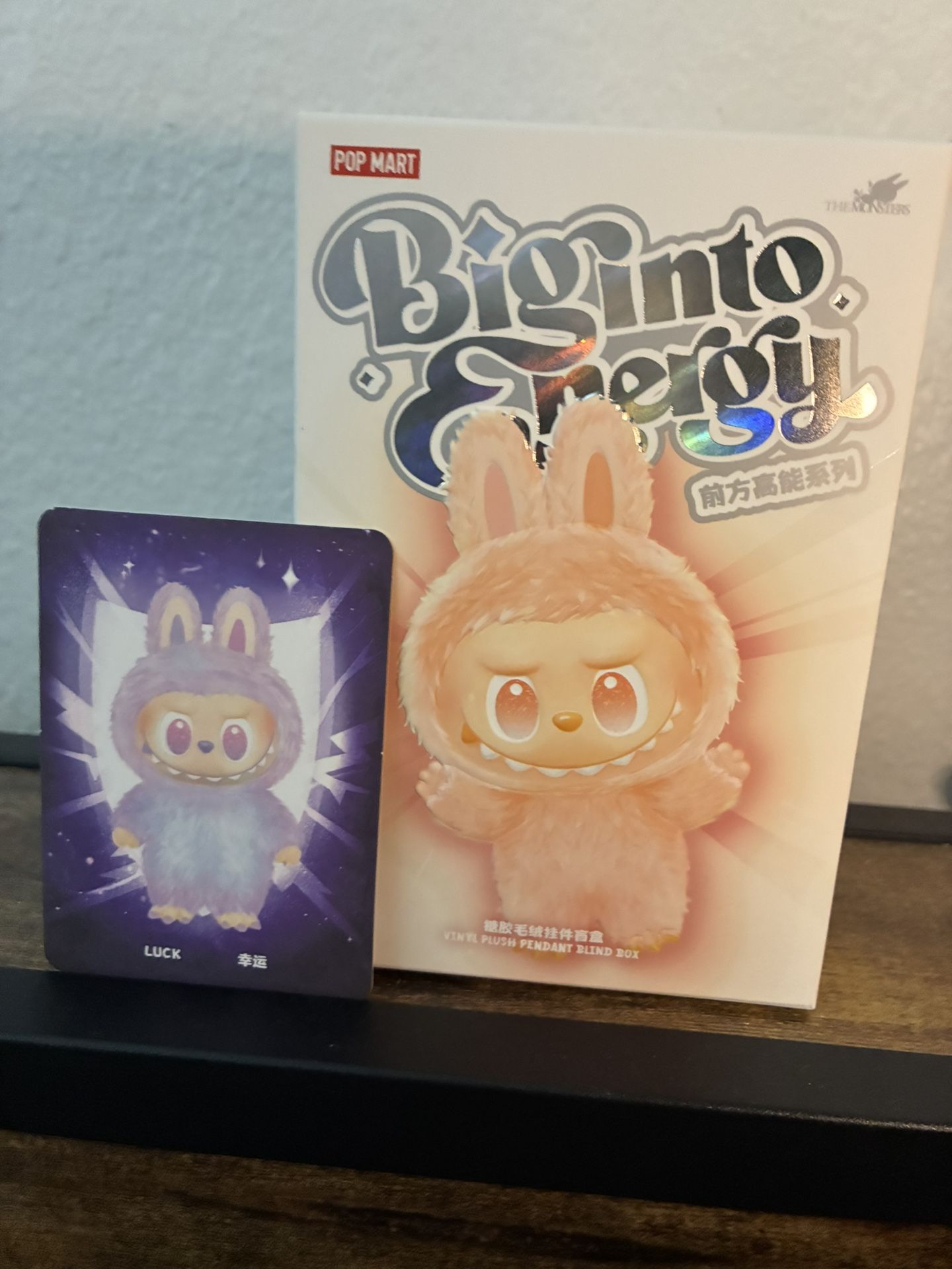 LUCK Big Into Energy Pop Mart Labubu The Monsters