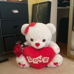 Large White Bear Toy