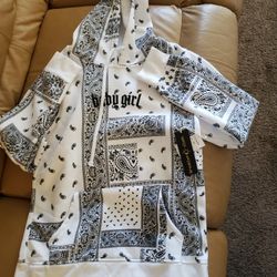 Brand New With Tags, Medium Hoodie For Girls, Says Babygirl 