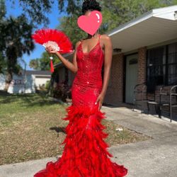 Fire Red Dress 