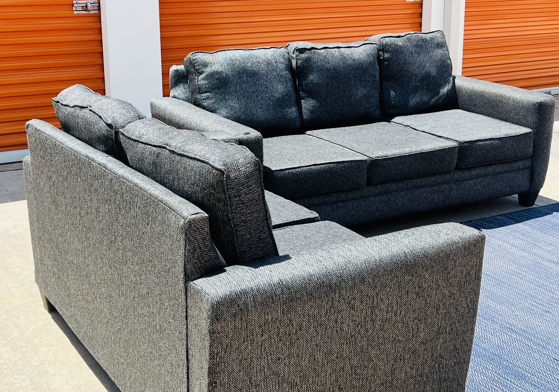 Beautiful Grey Couch Set