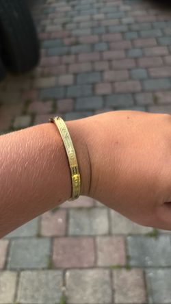 Rare channel handcuff bracelet