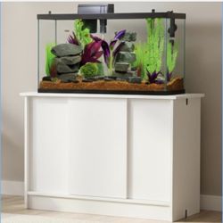 40 Gallon Fish Tank Stand, Sturdy Stand Designed for Stability and Durability, Easy to Assemble, No Tools Required, Water-Resistant Wood Stand for Fre