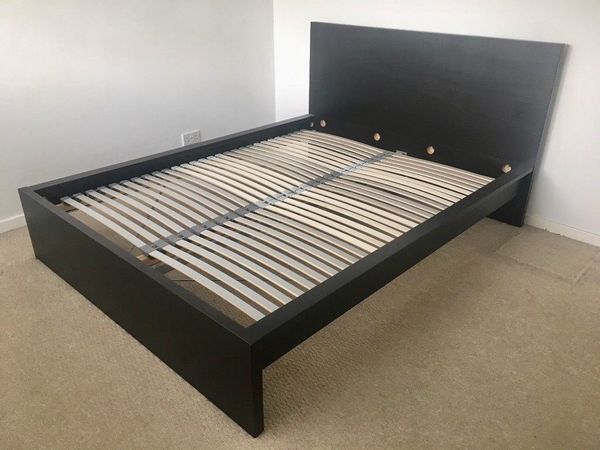 Beautiful Ikea Malm High Headboard Full Size Bed Frame Good