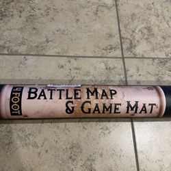 da Vinci's Room 2-in-1 DND Battle Map and 4 Foot Rubber Game Mat 48x36 Inches