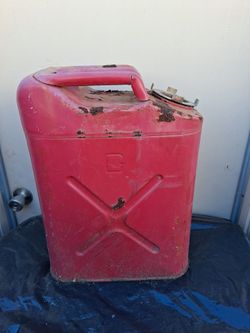 Steel gas can