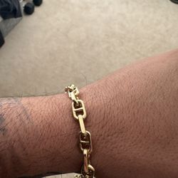Solid 14k Yellow Gold Bracelet 