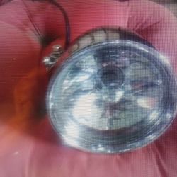 SUPER SWEET NOS BULLET SHAPED  METAL MOTORCYCLE HEADLIGHT