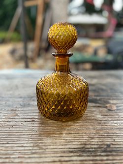 Vintage MCM Glass Decanter