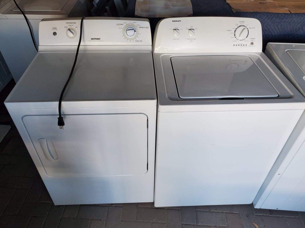 Amana washer and hot point gas dryer