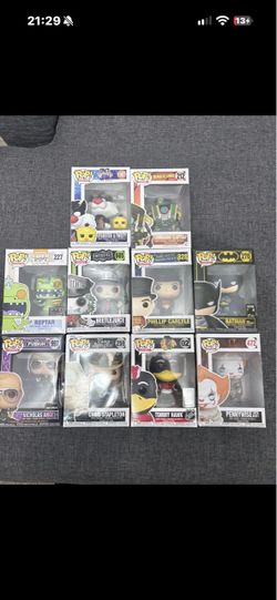 Funko Pop Lot of 10 Figures