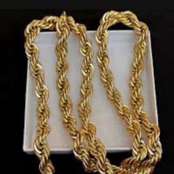 30’ Gold plated Chain. 