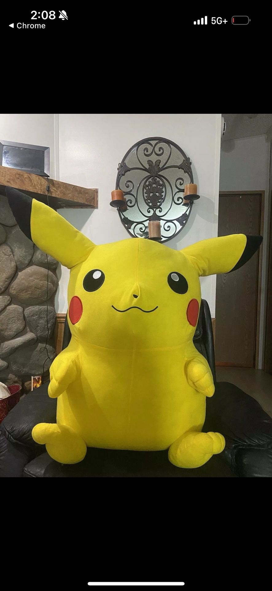 Giant Plush Pikachu