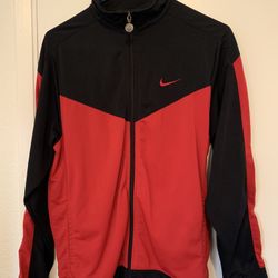 Red & Black Nike Jacket, Polyester
