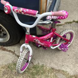 Huffy x Disney Minnie Mouse 12” Kids Bike Pink & White LIKE NEW!!