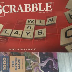 Scrabble & Mystic maze Puzzle 