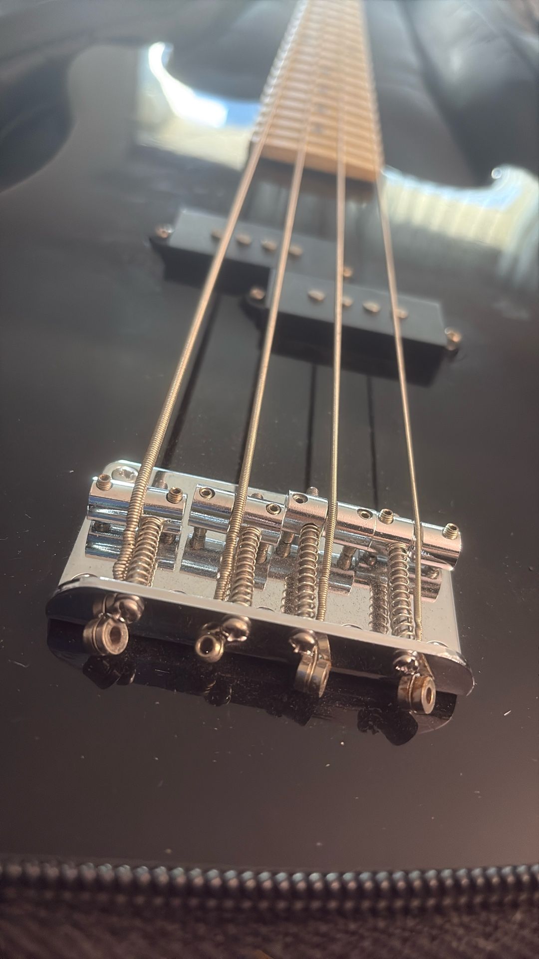 Bass Guitar And Amp