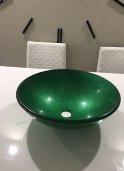 Sink bowl glass