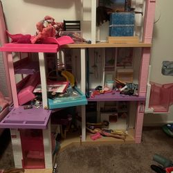 Barbie House And Camper