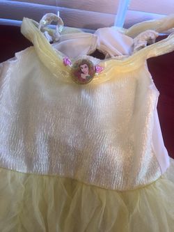 Yellow princess costume dress