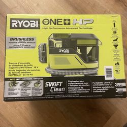 RYOBI ONE+ HP 18V Cordless SWIFTClean Mid Size Spot and Carpet Cleaner Kit with 4.0 Ah Battery and Charger