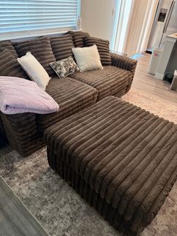 Brown Ottoman