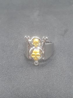 New V8 Skull/Wrench Ring SZ 11