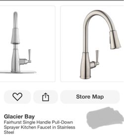 Glacier Bay Fairhurst Pull-Down Kitchen Faucet Stainless Steel