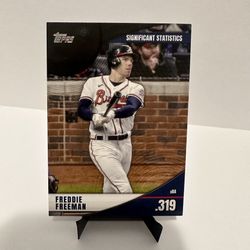 2022 Topps Series 2 Significant Statistics FREDDIE FREEMAN /299