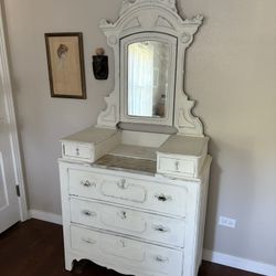 Hand Painted Antique Dresser 