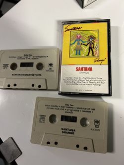 Carlos Santana Cassette Tapes 2 Vintage 