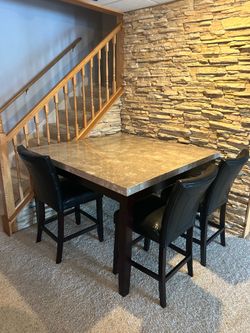 Barely used granite table