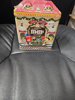 M&M's Train Depot Holiday Collectible Tin