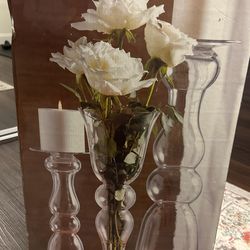 Elements Three Piece Glass Convertibles Set