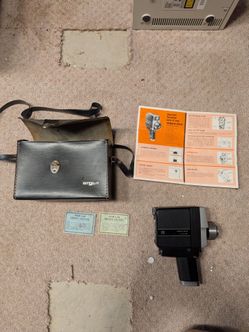 Argus 803 Super 8 Film Camera with Case and Manual
