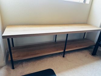 Wood and Metal Stand 60’’L - Excellent condition